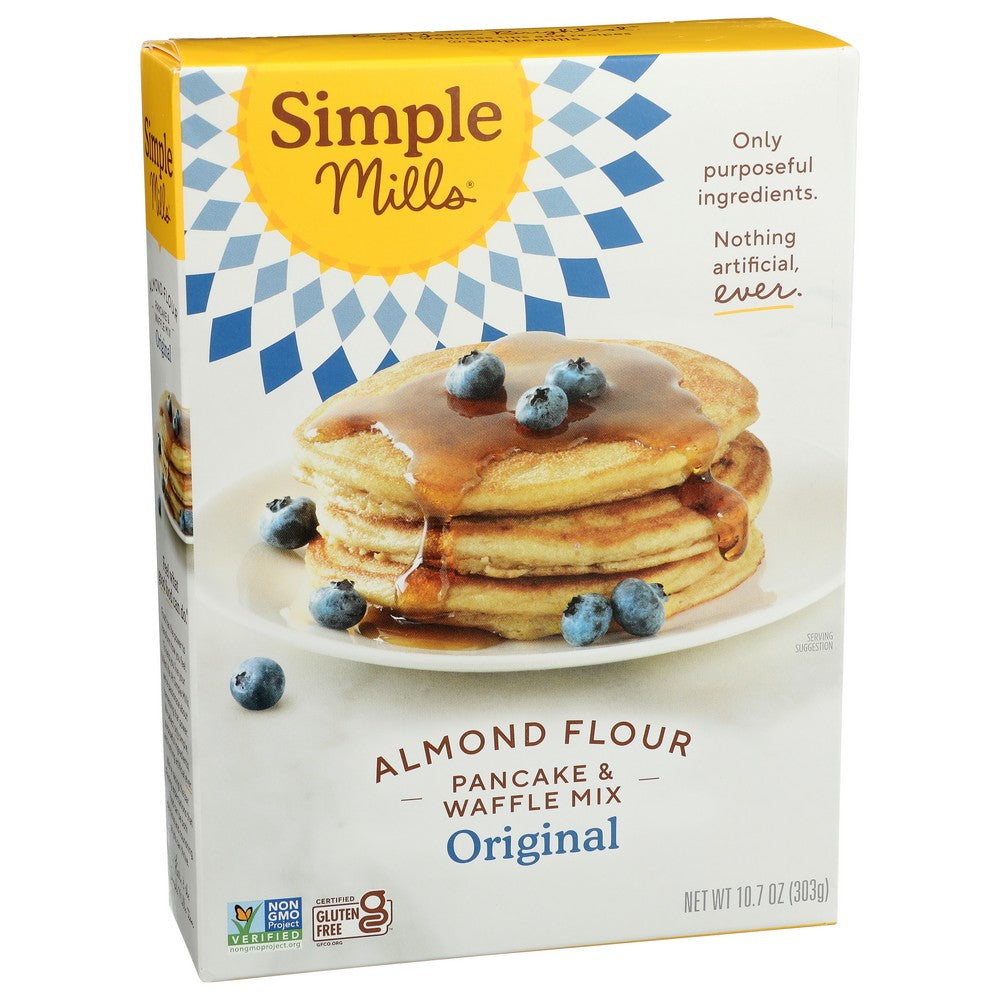 Simple Mills® , Simple Mills Pancake And Waffle Baking Mix, 10.7 Oz.,  Case of 6