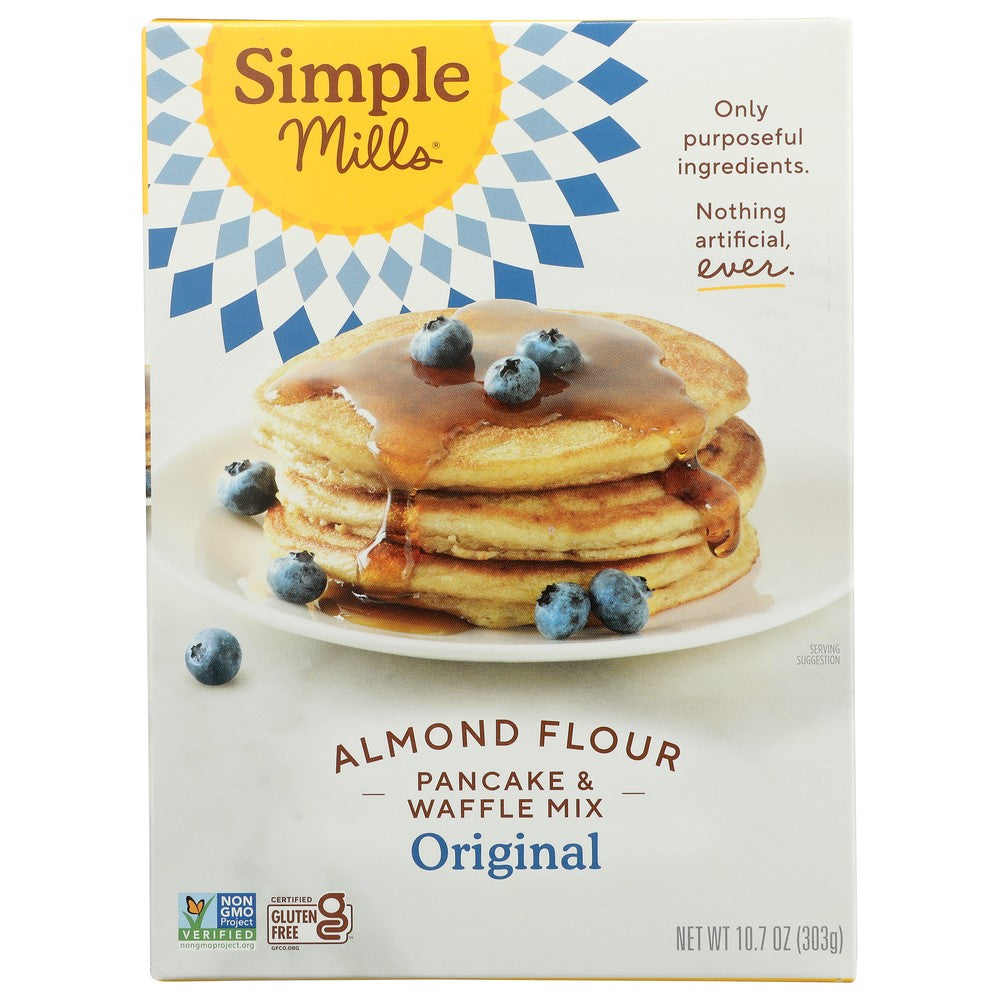 Simple Mills® , Simple Mills Pancake And Waffle Baking Mix, 10.7 Oz.,  Case of 6