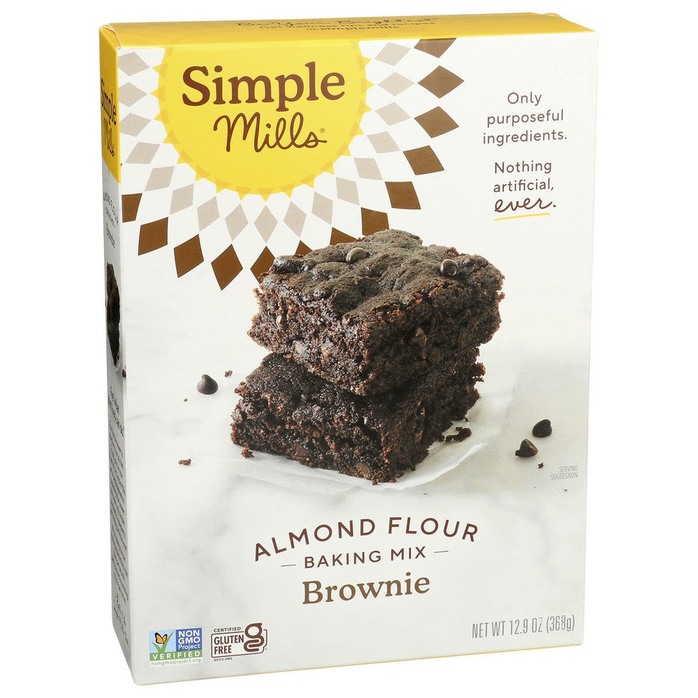 Simple Mills® ,  Almond Flour Brownie Mix 12.9 Ounce,  Case of 6