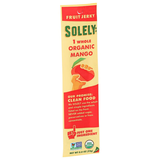 Solely , Mango Fruit Jerky 0.8 Ounce,  Case of 12