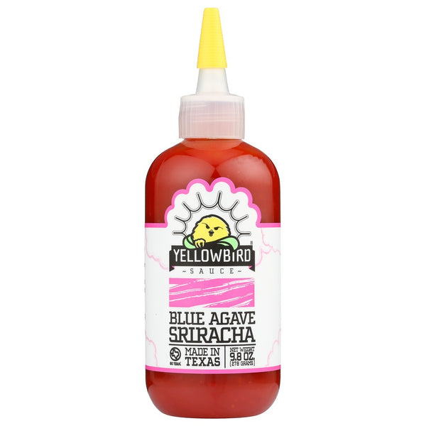Yellowbird Foods , Yellowbird Sauce Agave Blue Sriracha, 9.8 Oz.,  Case of 6