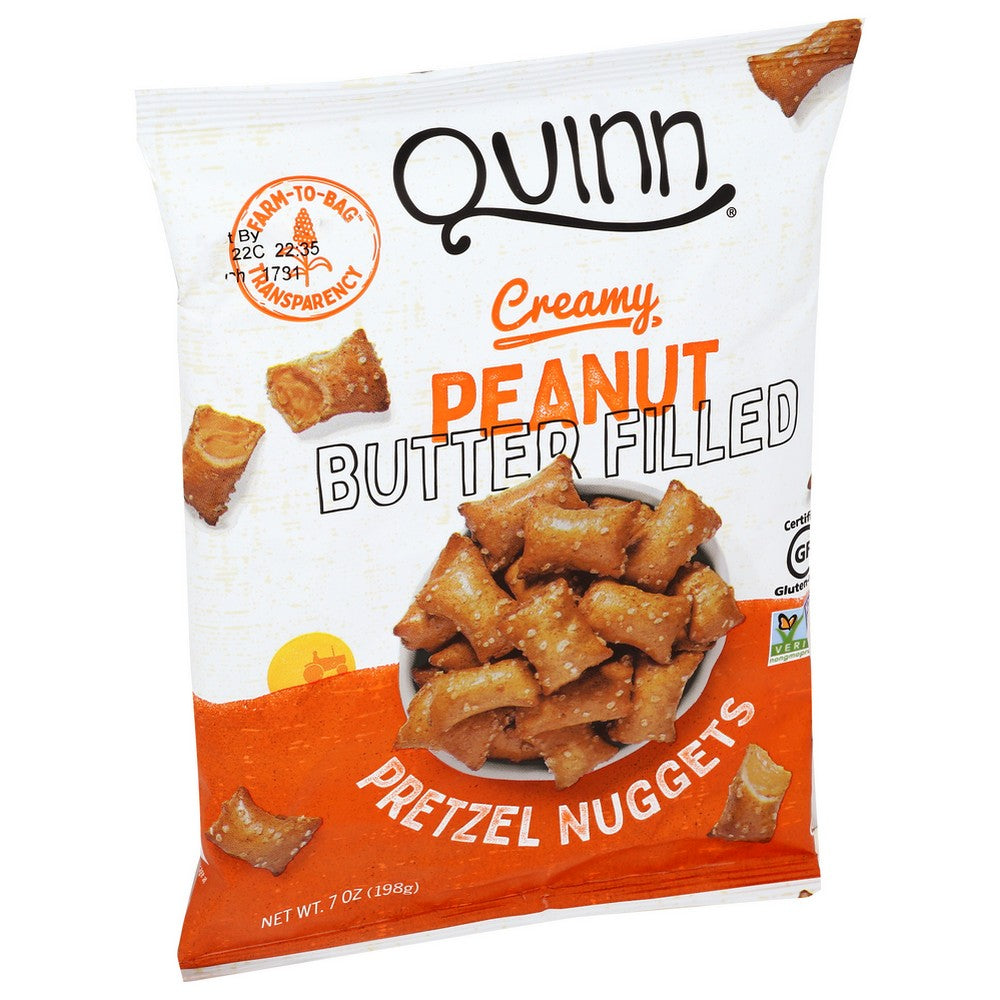 Quinn 115012,  Peanut Butter Filled Nuggets 7 Ounce,  Case of 8