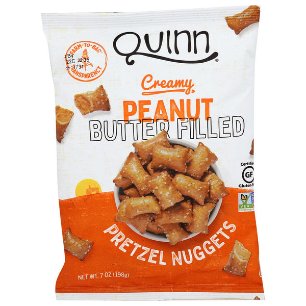 Quinn 115012,  Peanut Butter Filled Nuggets 7 Ounce,  Case of 8