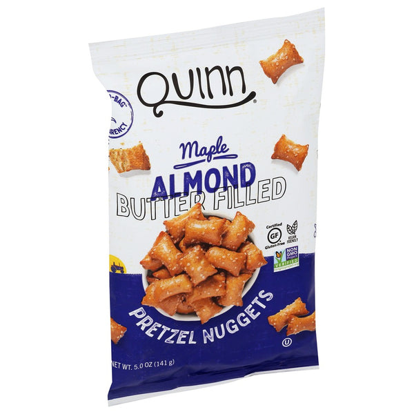 Quinn 115026,  Maple Almond Butter Filled Nuggets 5 Ounce,  Case of 8
