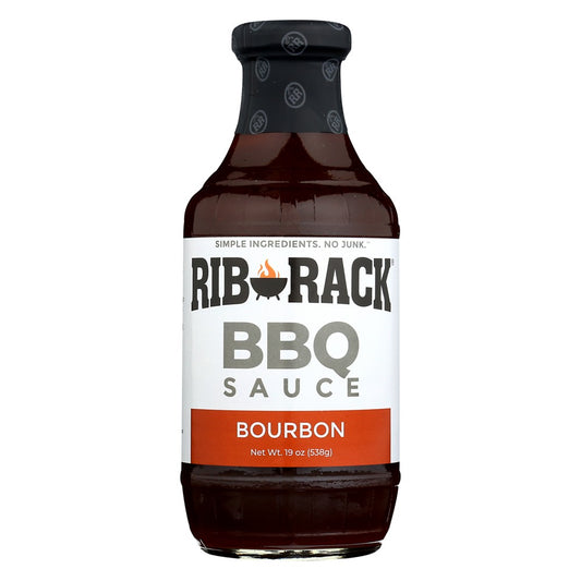 Rib Rack® 4035, Rib Rack, Bbq Sauce, Southern Bourbon, 19 Oz.,  Case of 6