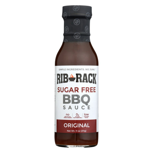 Rib Rack® 4493, Original Sugar Free Bbq Sauce 11 Ounce,  Case of 6