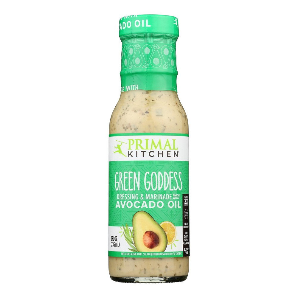 Primal Kitchen Dressing & Marinade Green Goddess  - Case of 6 - 8 FZ