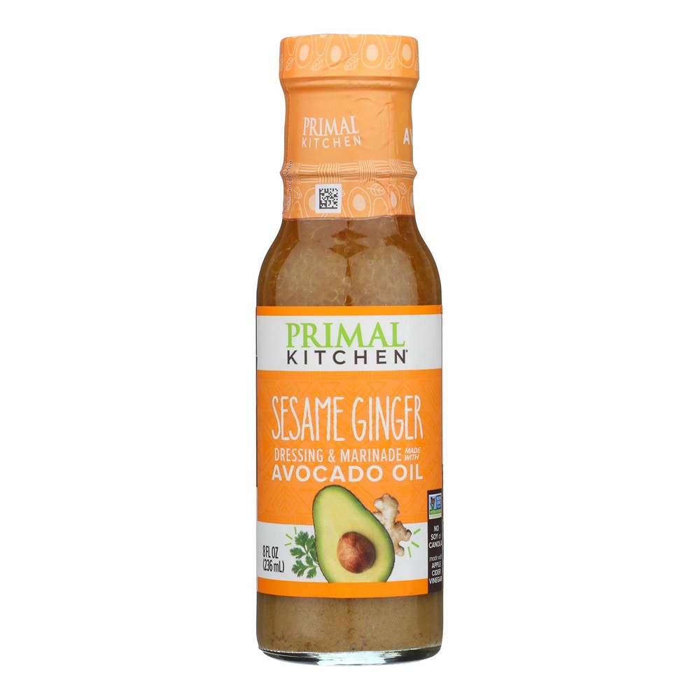 Primal Kitchen Vinaigrette & Marinade Made With Avocado Oil - Case of 6 - 8 FZ