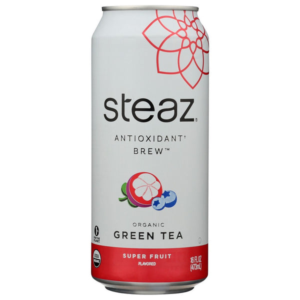 Steaz Tea Antiox Brew Supfr Og - 16 Fluid Ounce, Case of 12