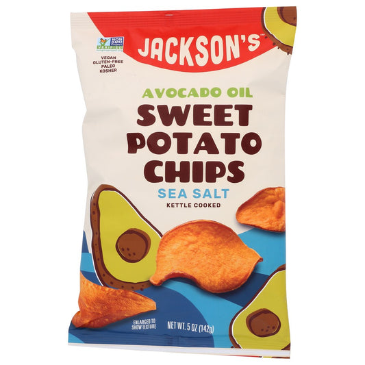 Jackson's 1026,  Sweet Potato Chips In Avocad Oil 5 Ounce,  Case of 12