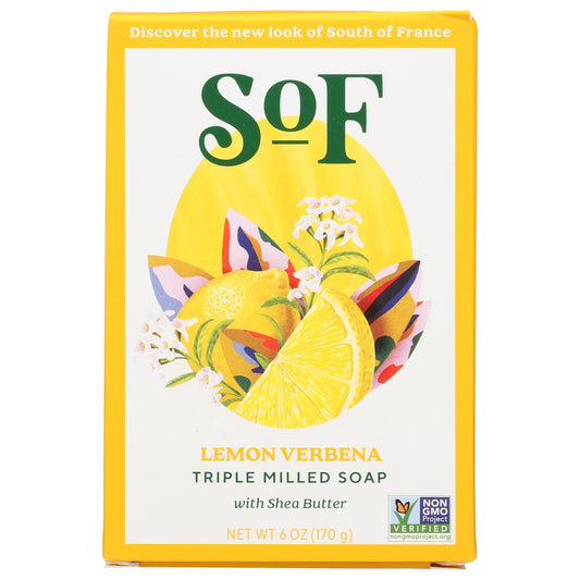 South Of France Soap Bar Lemon Verbena - 6 Ounce,  Case of 3