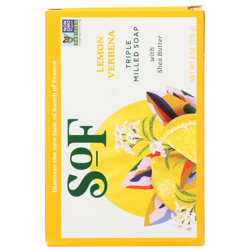 South Of France Soap Bar Lemon Verbena - 6 Ounce, Case of 3