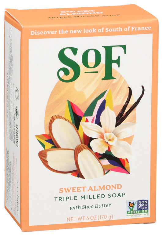 South Of France Bar Soap - Almond Gourmand - 6 Ounce - 1 each