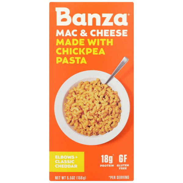 Banza Mac And Cheese Chickpea Cheddar - 6 Ounce, Case of 6