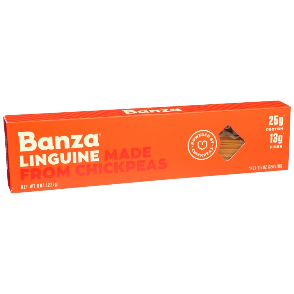 Banza® , Banza Linguine Chickpea Pasta, 8 Oz. Box,  Case of 12