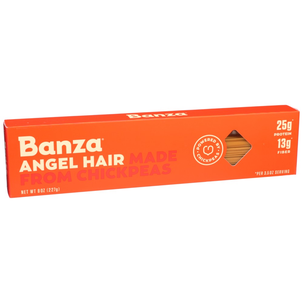 Banza® , Banza Angel Hair Chickpea Pasta, 8 Oz. Box,  Case of 12