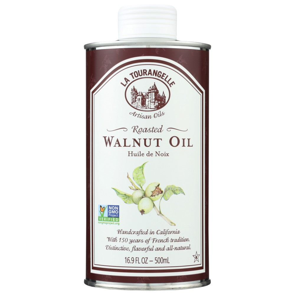 La Tourangelle 40-05-Wal-0500-Cs, La Tourangelle Roasted Walnut Oil, 16.9 Fl. Oz.,  Case of 6