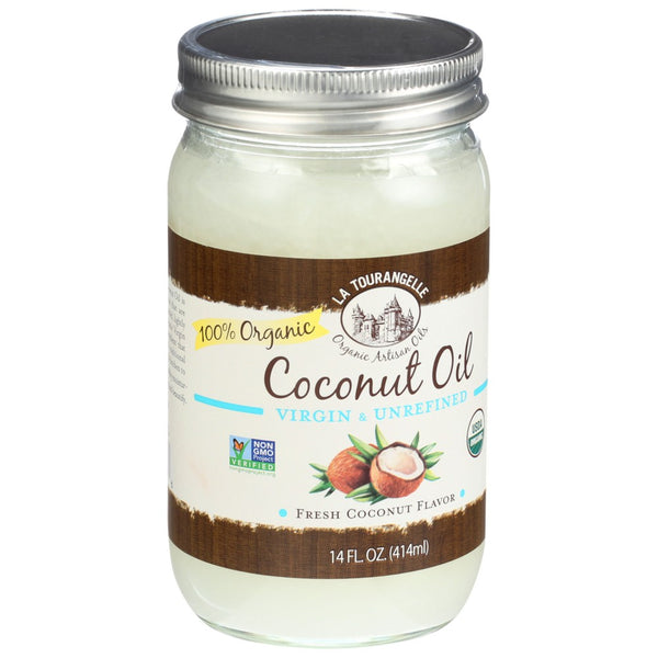 La Tourangelle Oil Coconut Organic - 14 Fluid Ounce, Case of 6