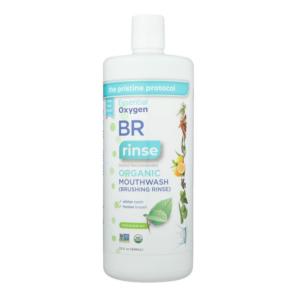 Essential Oxygen - Mouthwash Peppermint - 1 Each-32 FZ