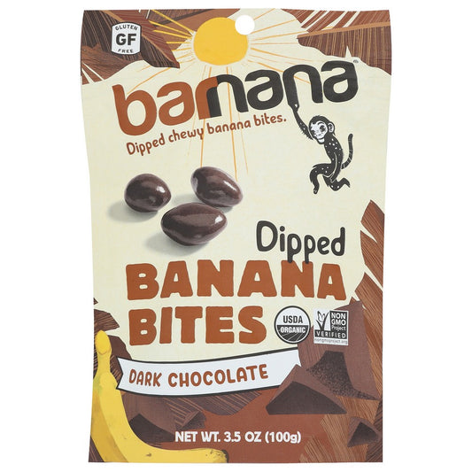 Barnana Banana Bits Chwy Chc Organic - 4 Ounce,  Case of 12