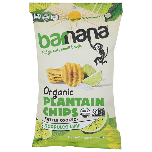 Barnana® 3948, Lime Organicanic Plantain Chip 5 Ounce,  Case of 6