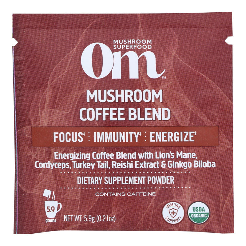 Om - Coffee Mushroom Blend - Case of 10-.20 Ounce