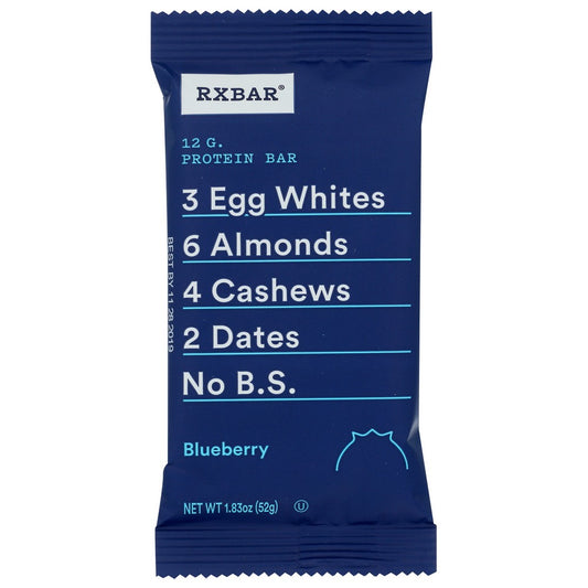 Rxbar Cgo00426,  Bar Protein Blueberry 1.83 Ounce,  Case of 12