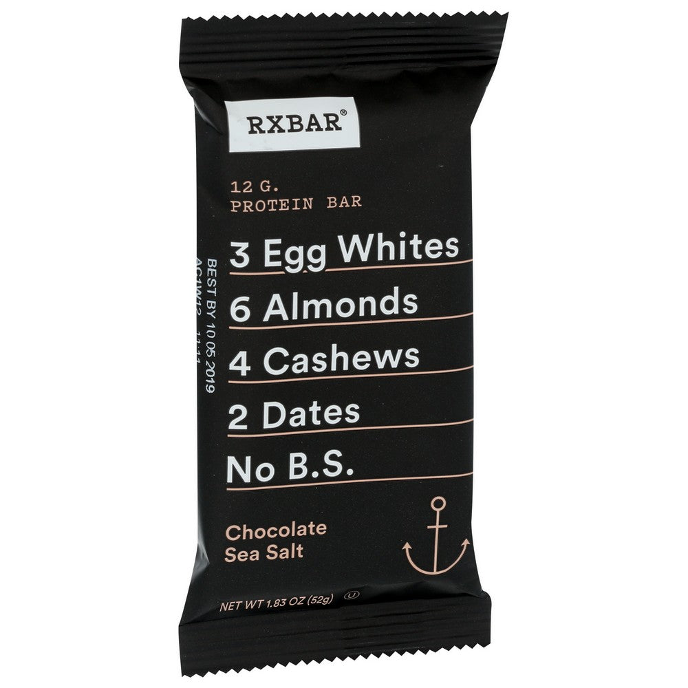 Rxbar® , Rxbar Protein Bar, Chocolate Sea Salt, 1.83 Oz.,  Case of 12