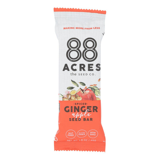 88 Acres - Bars - Apple and Ginger - Case of 9 - 1.6 Ounce.