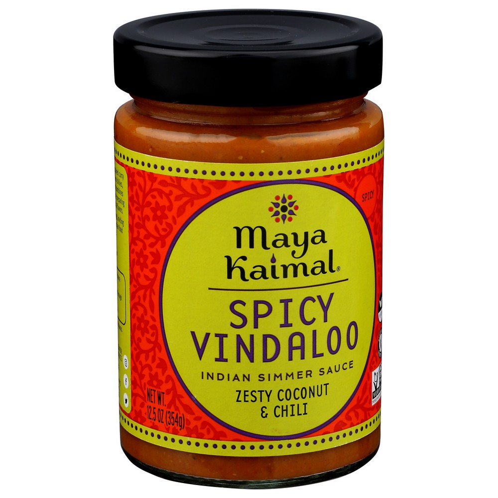 Maya Kaimal Foods 9090, Shelf Stable Simmer Sauces Maya Kaimal Simmer Sauce Glass 12.5 Ounce,  Case of 6