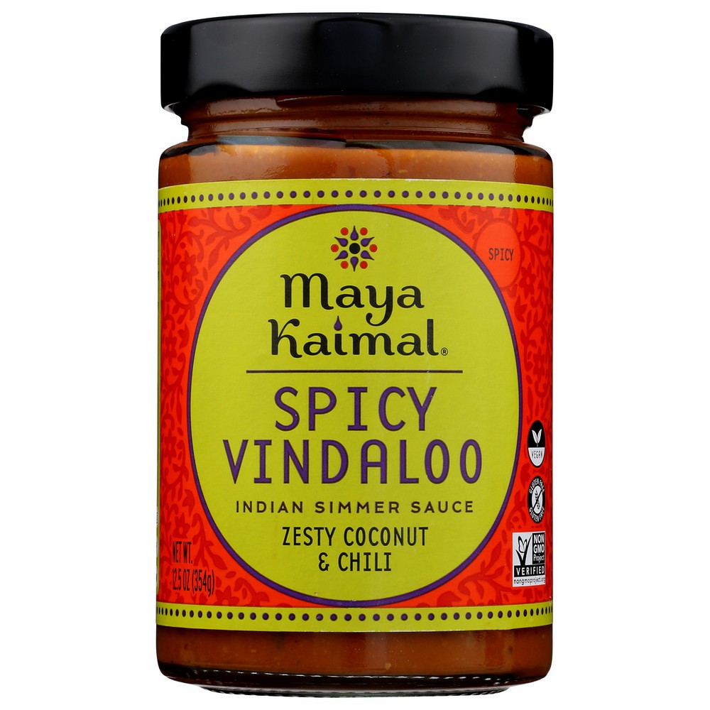 Maya Kaimal Foods 9090, Shelf Stable Simmer Sauces Maya Kaimal Simmer Sauce Glass 12.5 Ounce,  Case of 6