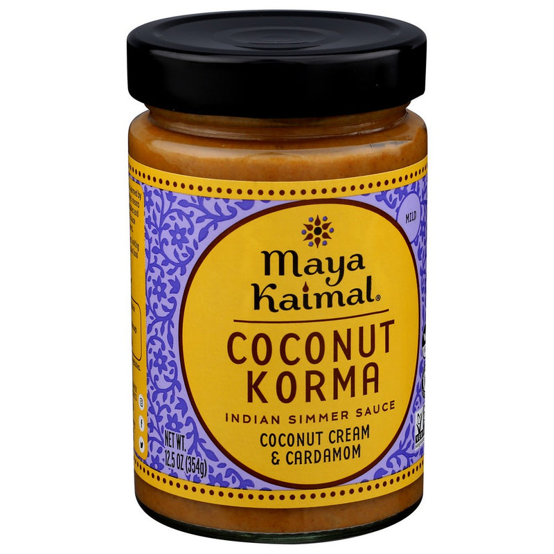 Maya Kaimal Sauce Coconut Korma - 13 Ounce, Case of 6