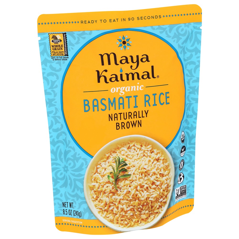 Maya Kaimal® 3041,  Basmati Rice, Naturally Brown 8.5 Ounce,  Case of 6