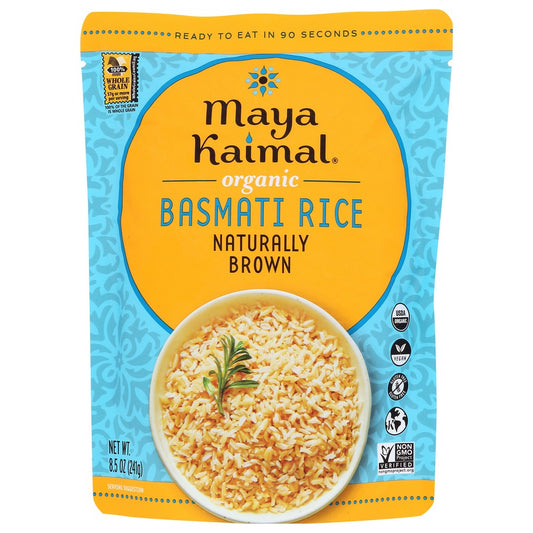 Maya Kaimal® 3041,  Basmati Rice, Naturally Brown 8.5 Ounce,  Case of 6