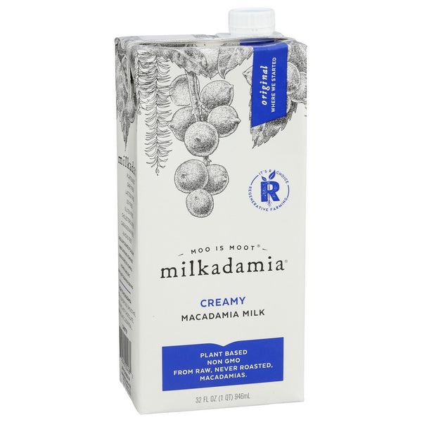 Milkadamia Milk Macadamia Creamy - 32 Fluid Ounce, Case of 6