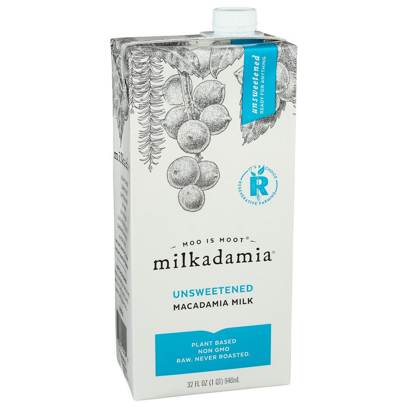 Milkadamia Milk Macadamia Unswtnd - 32 Fluid Ounce, Case of 6