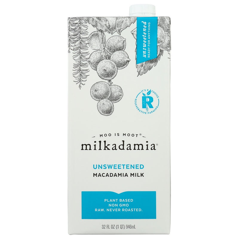 Milkadamia Milk Macadamia Unswtnd - 32 Fluid Ounce, Case of 6