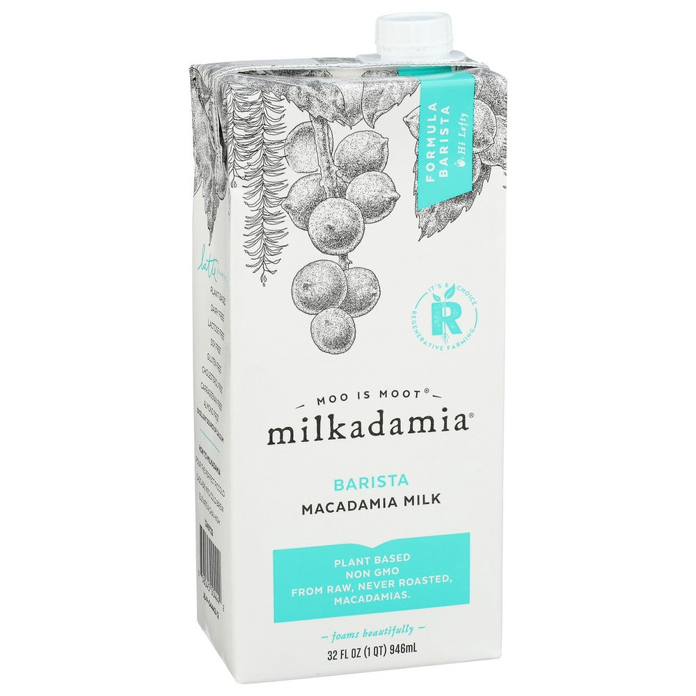 Milkadamia® Jb-04442, Milkadamia Macadamia Milk, Latte Da, 32 Oz.,  Case of 6