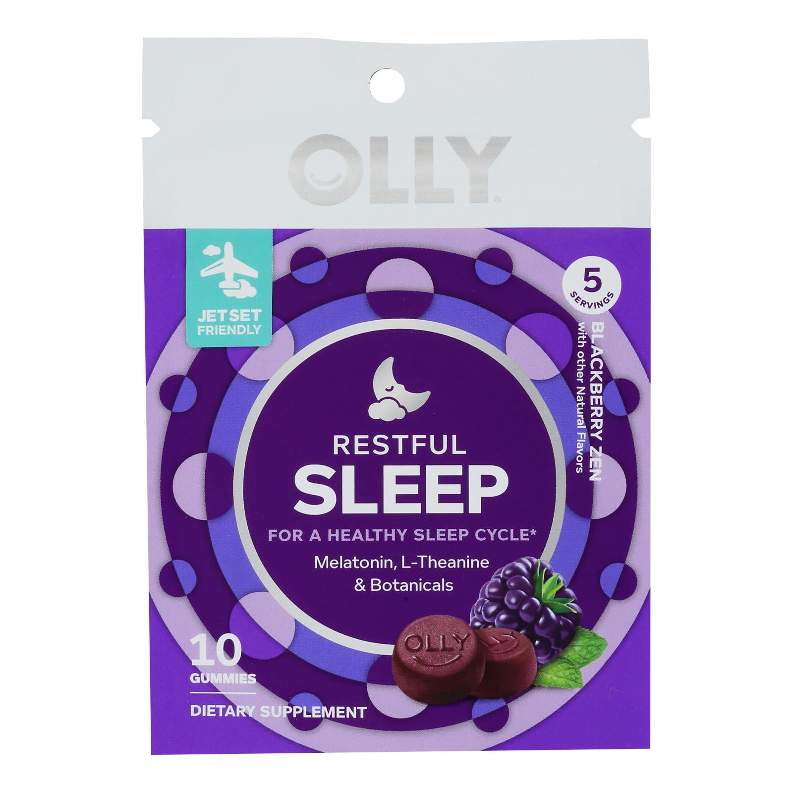 Olly - Sleep Blkbry Zen Gummie - Case of 24-10 Count