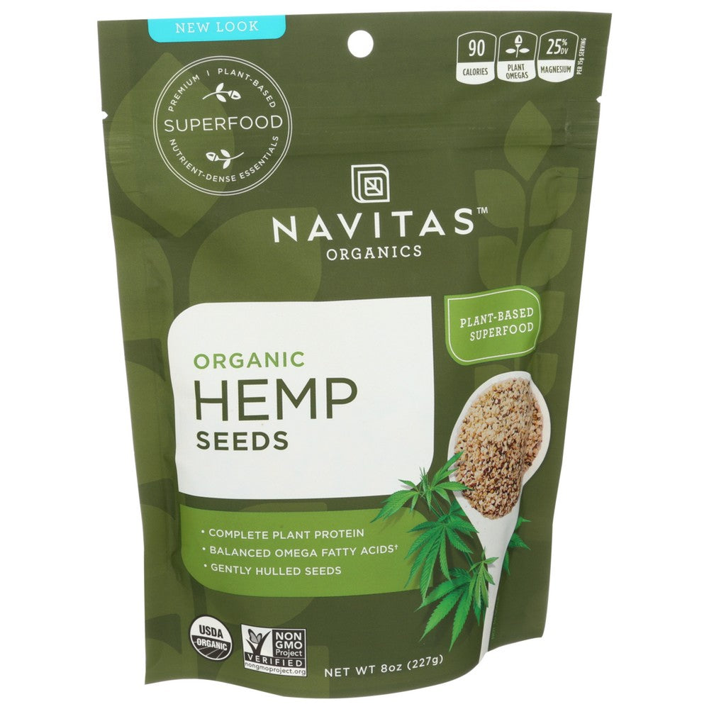 Navitas Seed Hemp Sheld Organic - 8 Ounce,  Case of 12