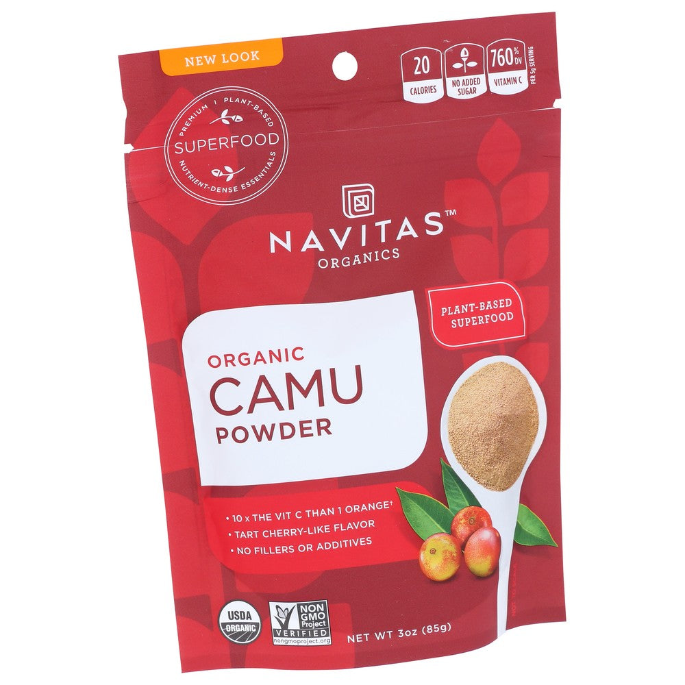 Navitas Organicanics 28003, Navitas Organicanics Camu Powder, 3 Oz.,  Case of 1