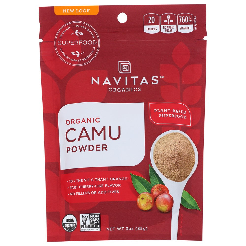 Navitas Organicanics 28003, Navitas Organicanics Camu Powder, 3 Oz.,  Case of 1