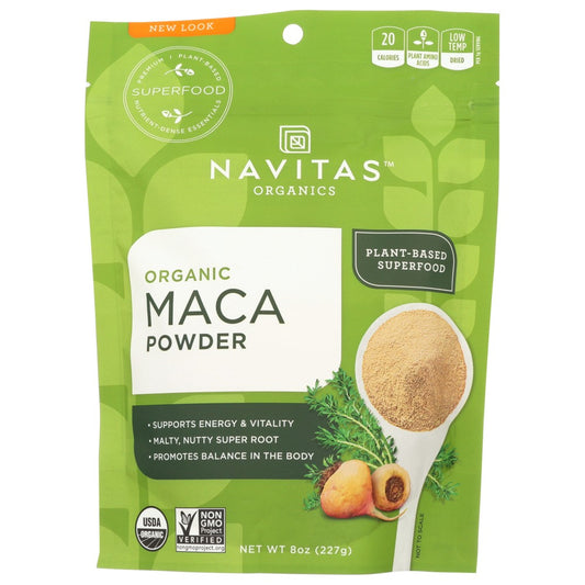 Navitas Organicanics 11003, Navitas Organicanics Maca Powder, 8 Oz.,  Case of 1