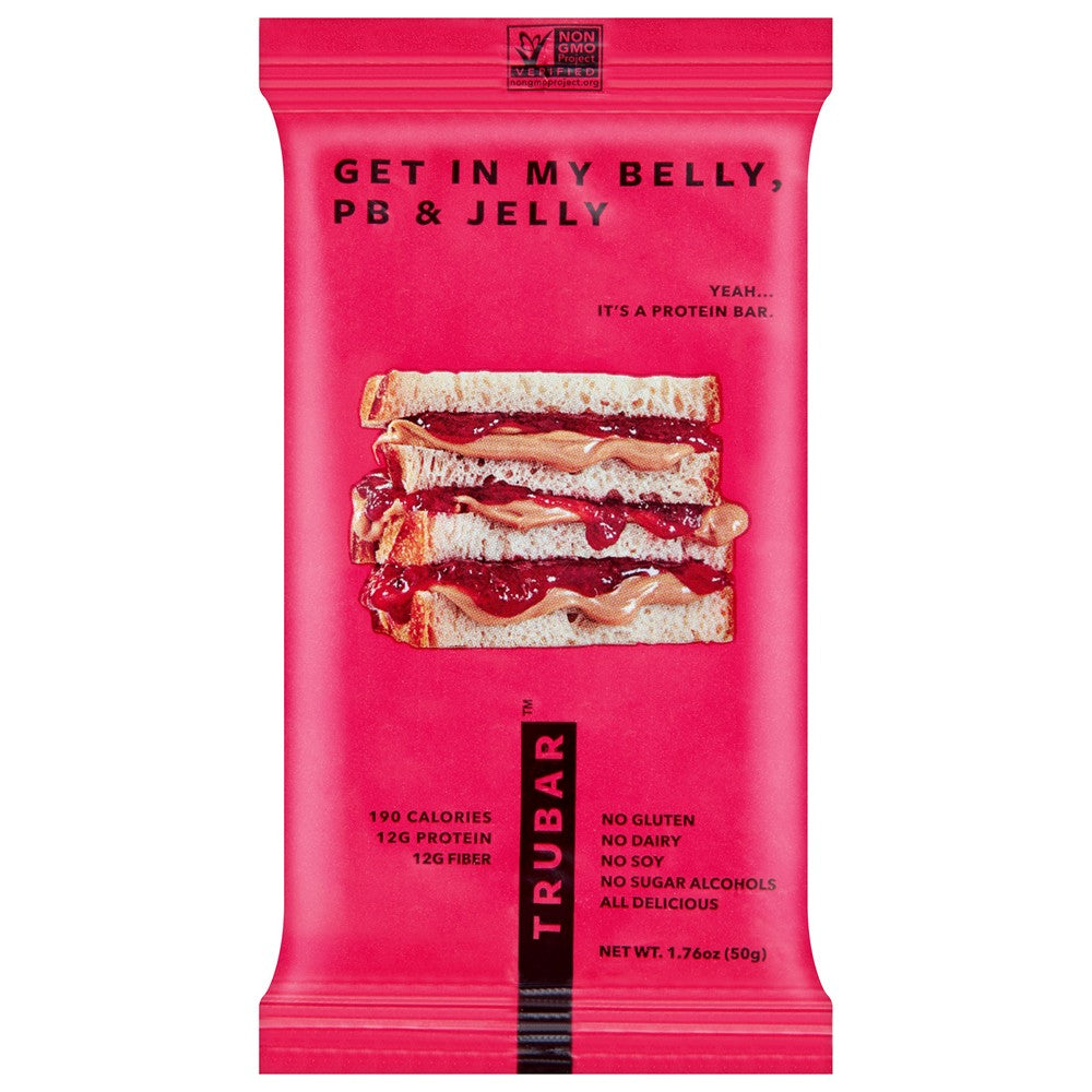 Trubar - Bar Get In My Belly Pbj - Case of 12-1.76 OZ
