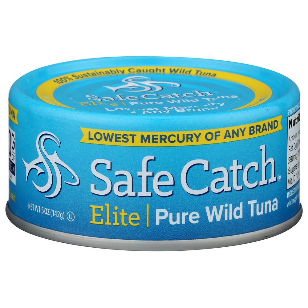 Safe Catch 859480006749,  Elite Pure Wild Tuna, 3 Pack Cans 5 Ounce,  Case of 12