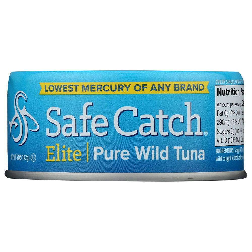 Safe Catch 859480006749,  Elite Pure Wild Tuna, 3 Pack Cans 5 Ounce,  Case of 12