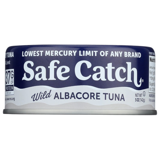 Safe Catch 10859480006081, Every Fish Mercury Tested Wild Albacore Tuna 5 Ounce,  Case of 12