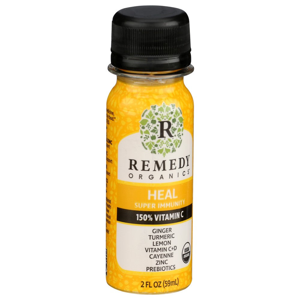 Remedy Organicanics Hea2Cs12-2Oz,  2Oz Immunity+ Wellness Shot 2 Fluid Ounce,  Case of 12