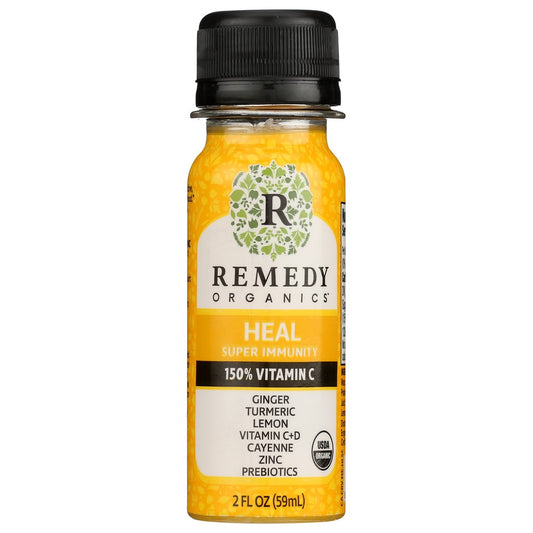 Remedy Organicanics Hea2Cs12-2Oz,  2Oz Immunity+ Wellness Shot 2 Fluid Ounce,  Case of 12