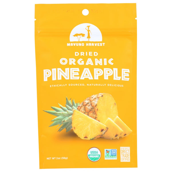 Mavuno Harvest Fruit Dried Pneappl Organic - 2 Ounce, Case of 6